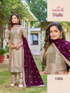 Vidhi By Aanchi Vichitra Silk Wholesale Kurti With Bottom Dupatta In India